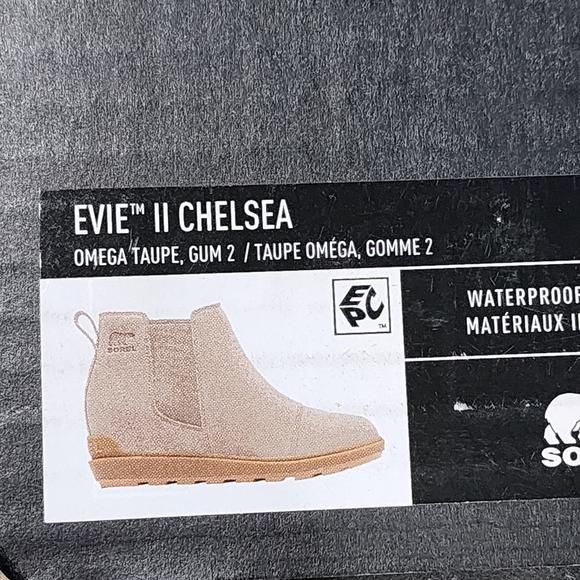 Sorel Women's Evie ll Waterproof Leather Suede Upper Chelsea Boot - 10 - Picture 9 of 11